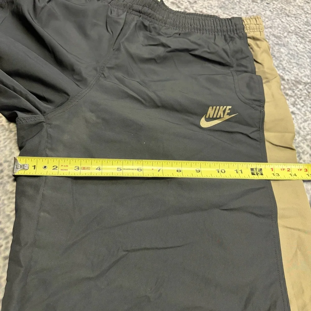 VTG Nike Track Pants Mens Large Black Windbreaker Athletic Baggy Y2K